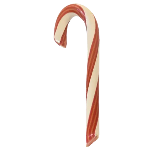 Organic Hand-Spun Jumbo Candy Cane - Strawberry - 1.75 oz