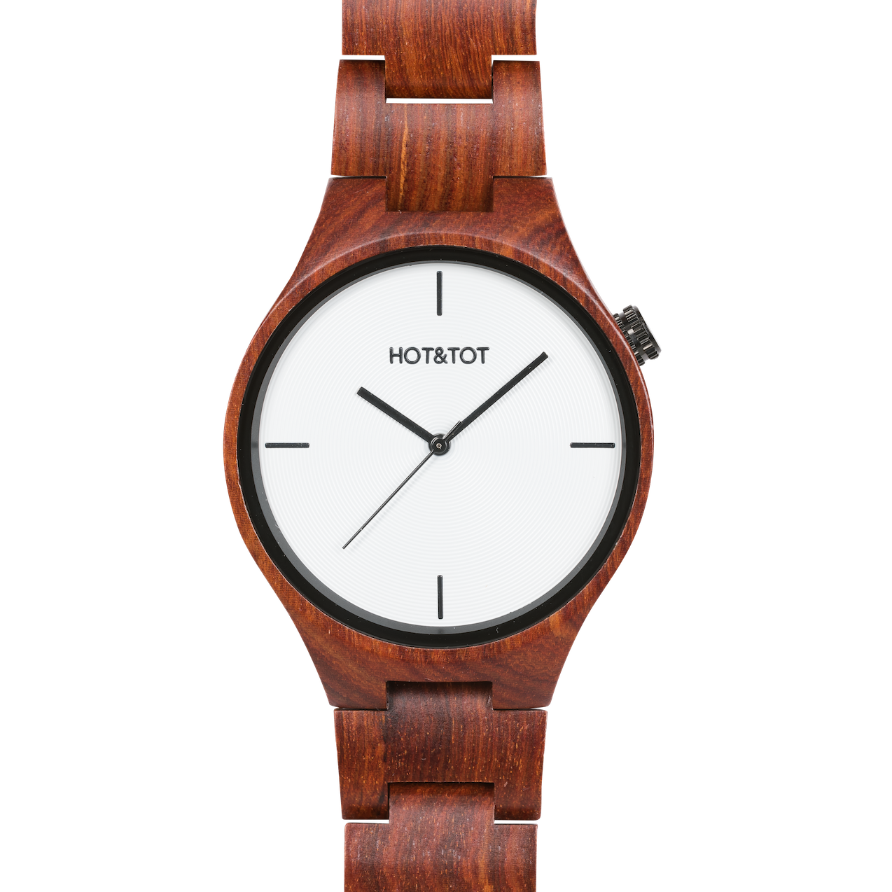 SFINX | Wood watch | Sustainable | Red | White | Black