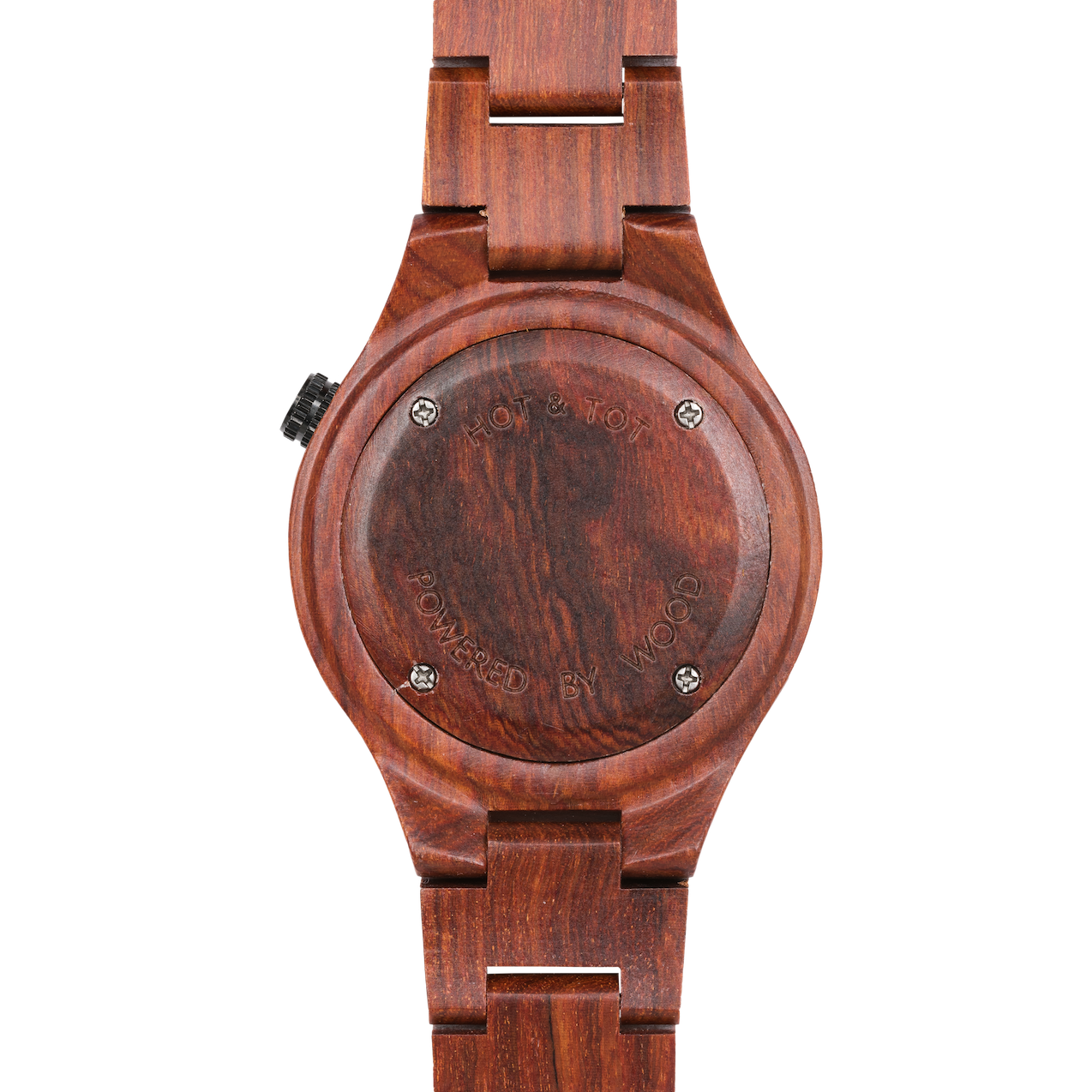 SFINX | Wood watch | Sustainable | Red | White | Black