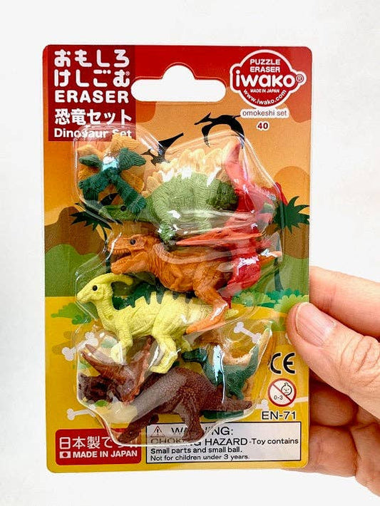 383071 Iwako Dinosaur Eraser Card