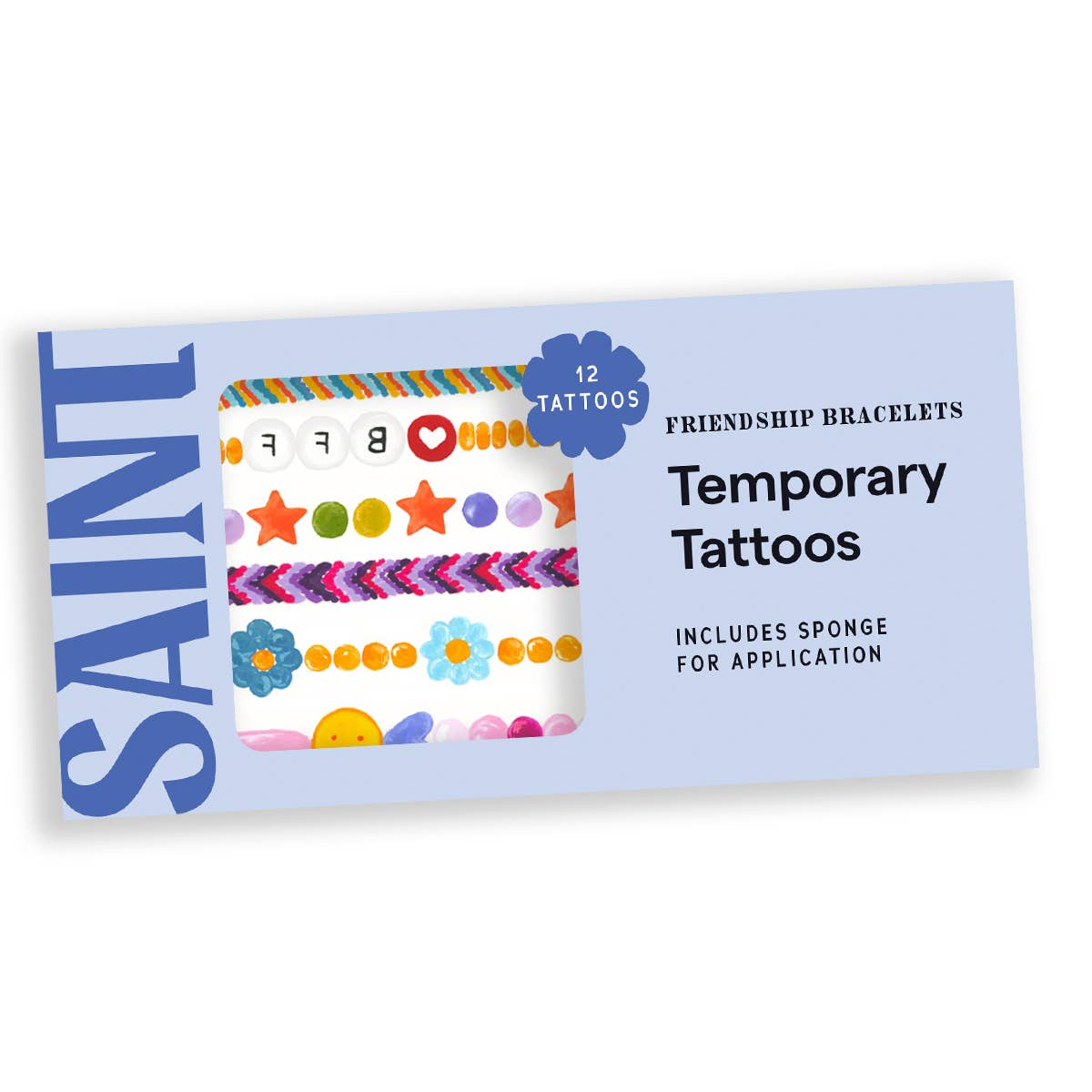 Friendship Bracelets Temporary Tattoo Pack