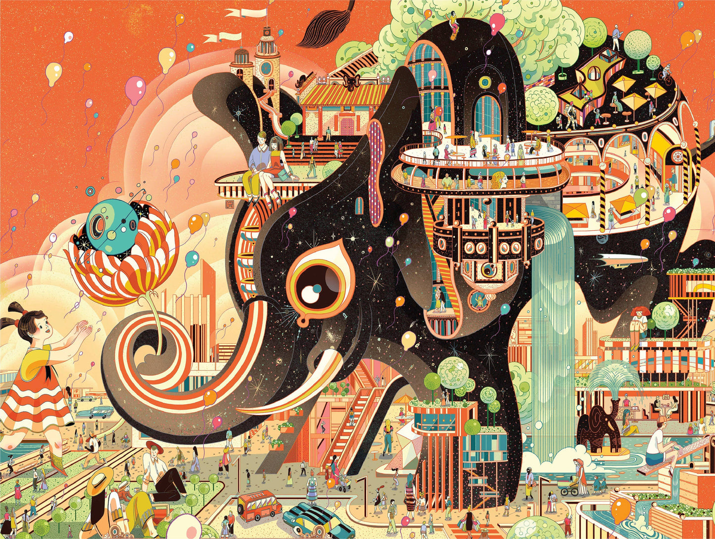 The Great Elephant - 1000 Piece Jigsaw Puzzle