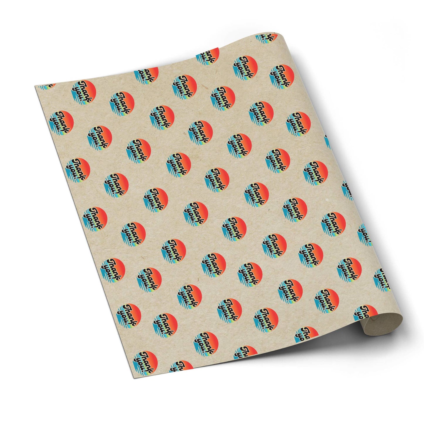 Custom Printed Wrapping Paper Rolls – Kraft & White Paper