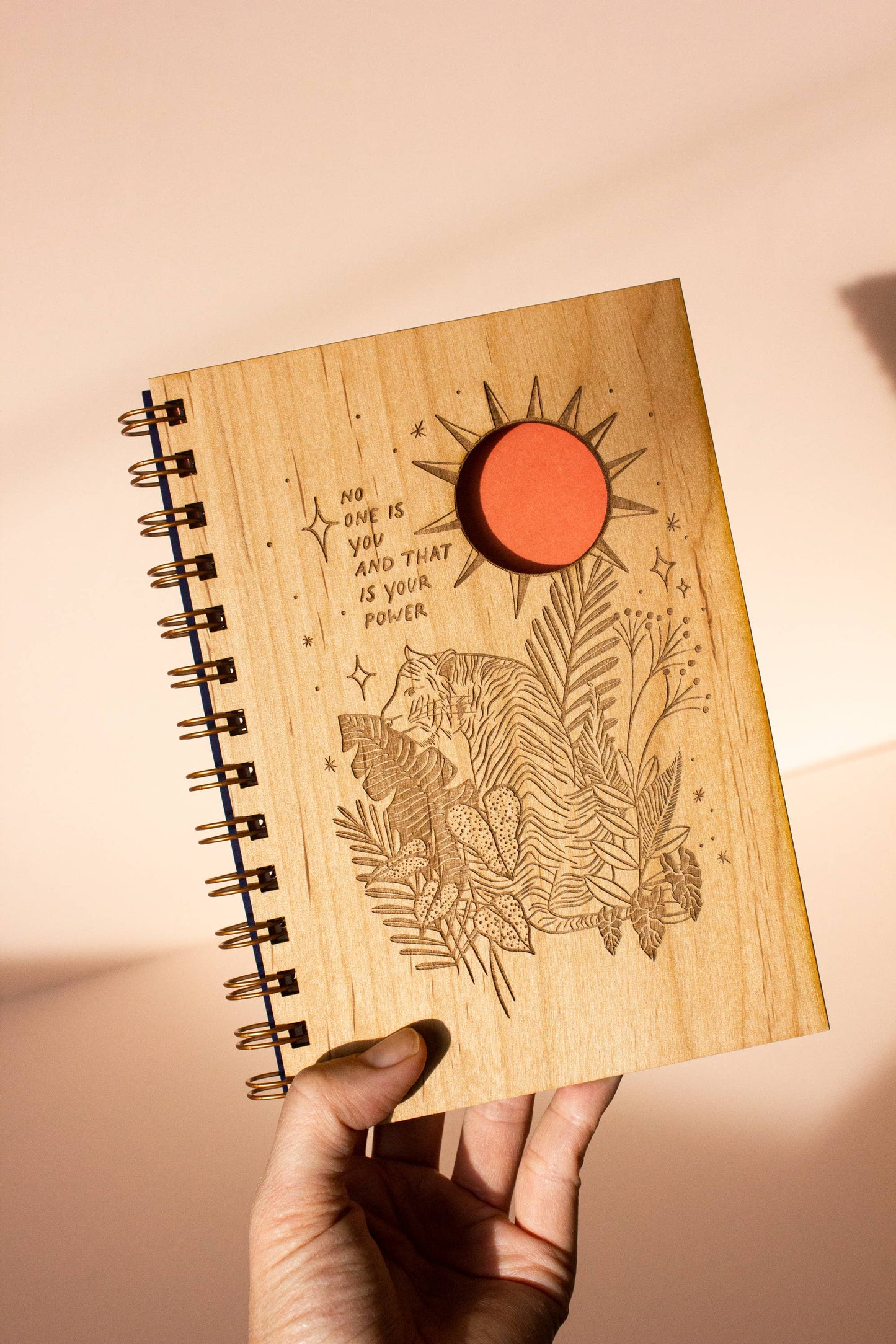 No One is You Wood Journal