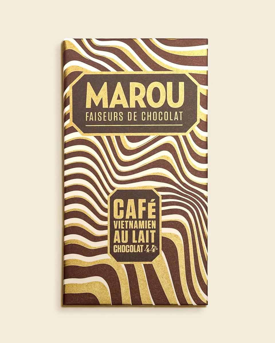 Marou Ca Phe Sua (Vietnamese Coffee) Milk Chocolate 44%, 80g