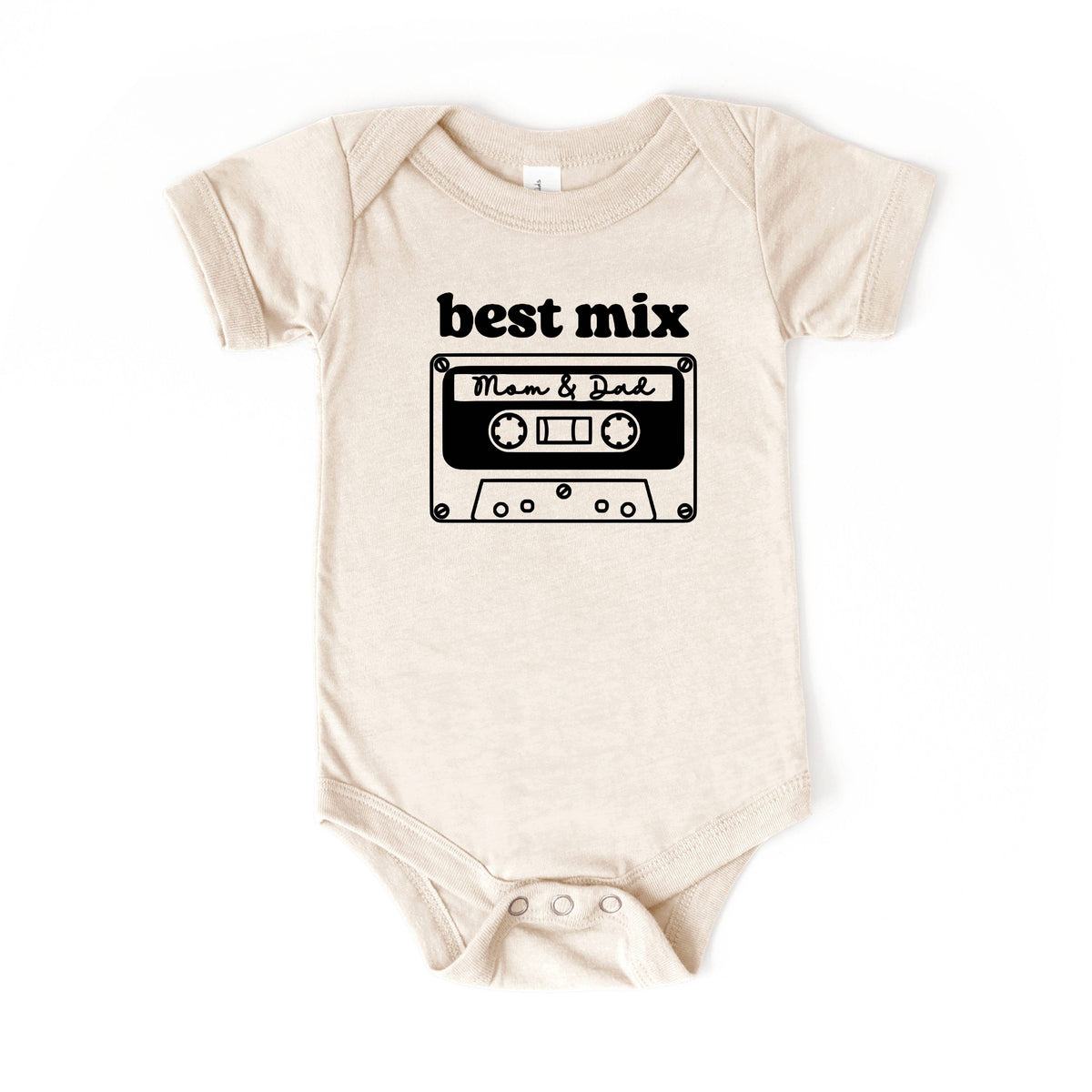 Best Mix of Mom & Dad Baby Bodysuit | Gifts for New Parents