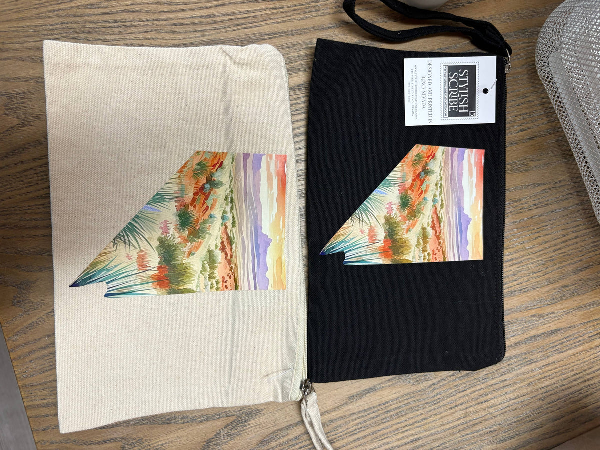Nevada Desert Zip Pouch