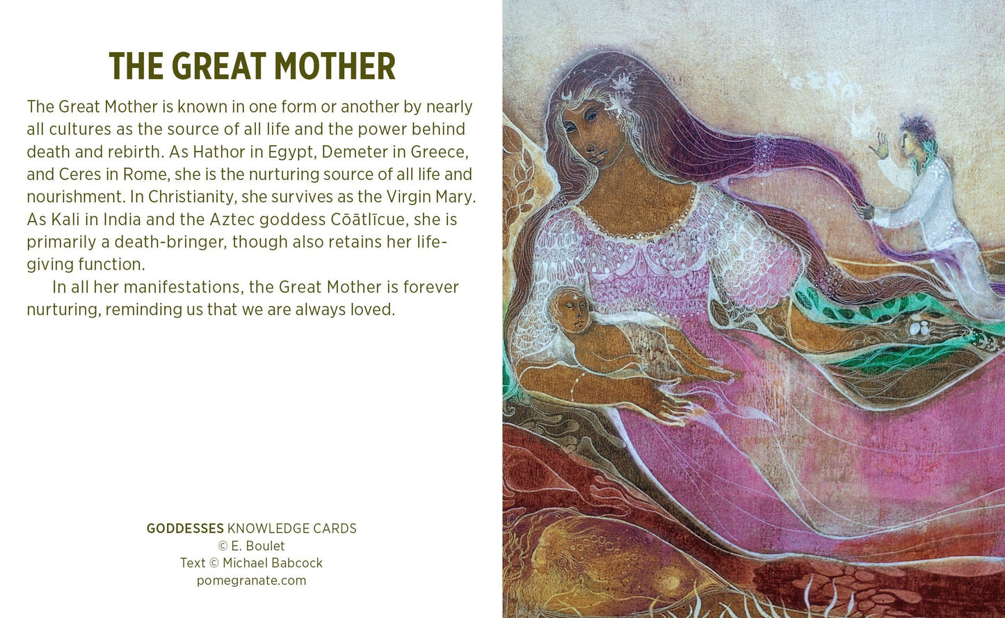 Goddesses Knowledge Cards