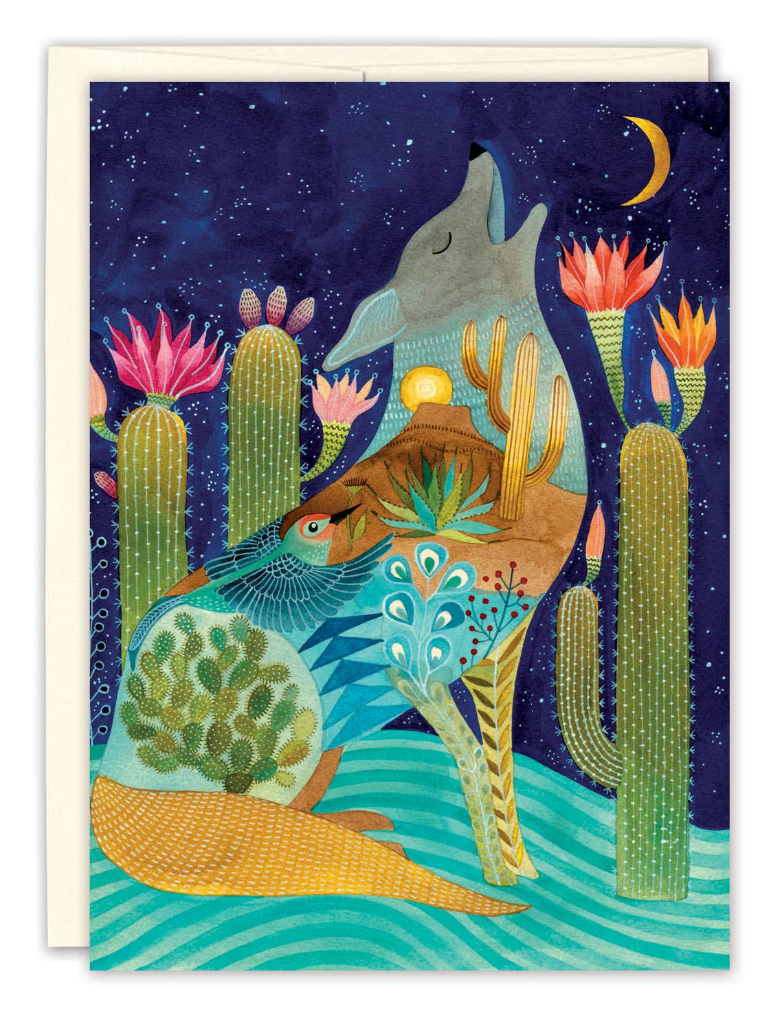 Coyote Blank Card