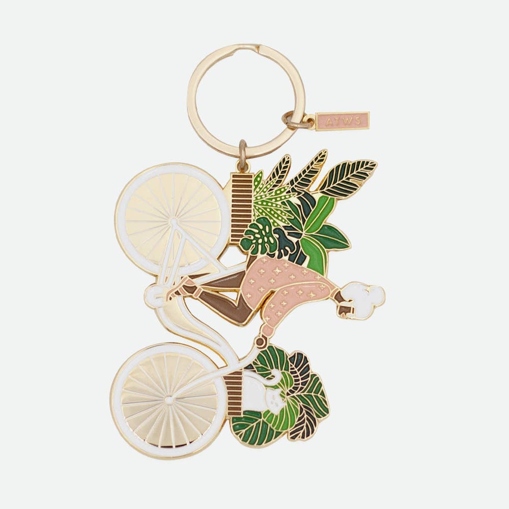 Her Bicycle - Keychain
