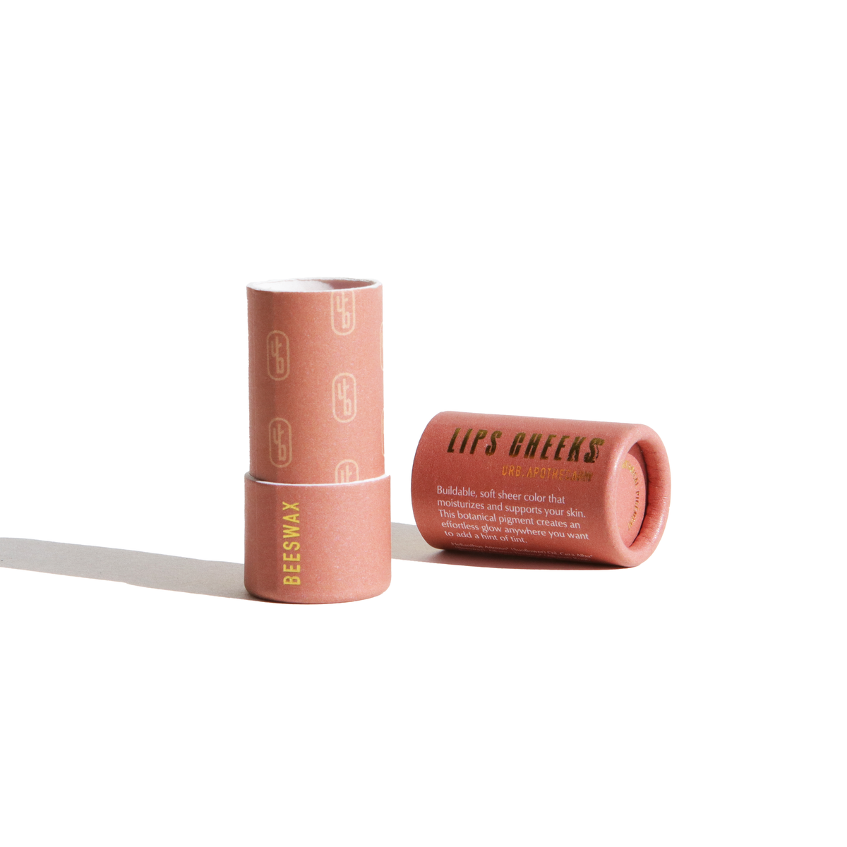 Lips Cheeks Tint - Biodegradable Tube, Vegan Wax