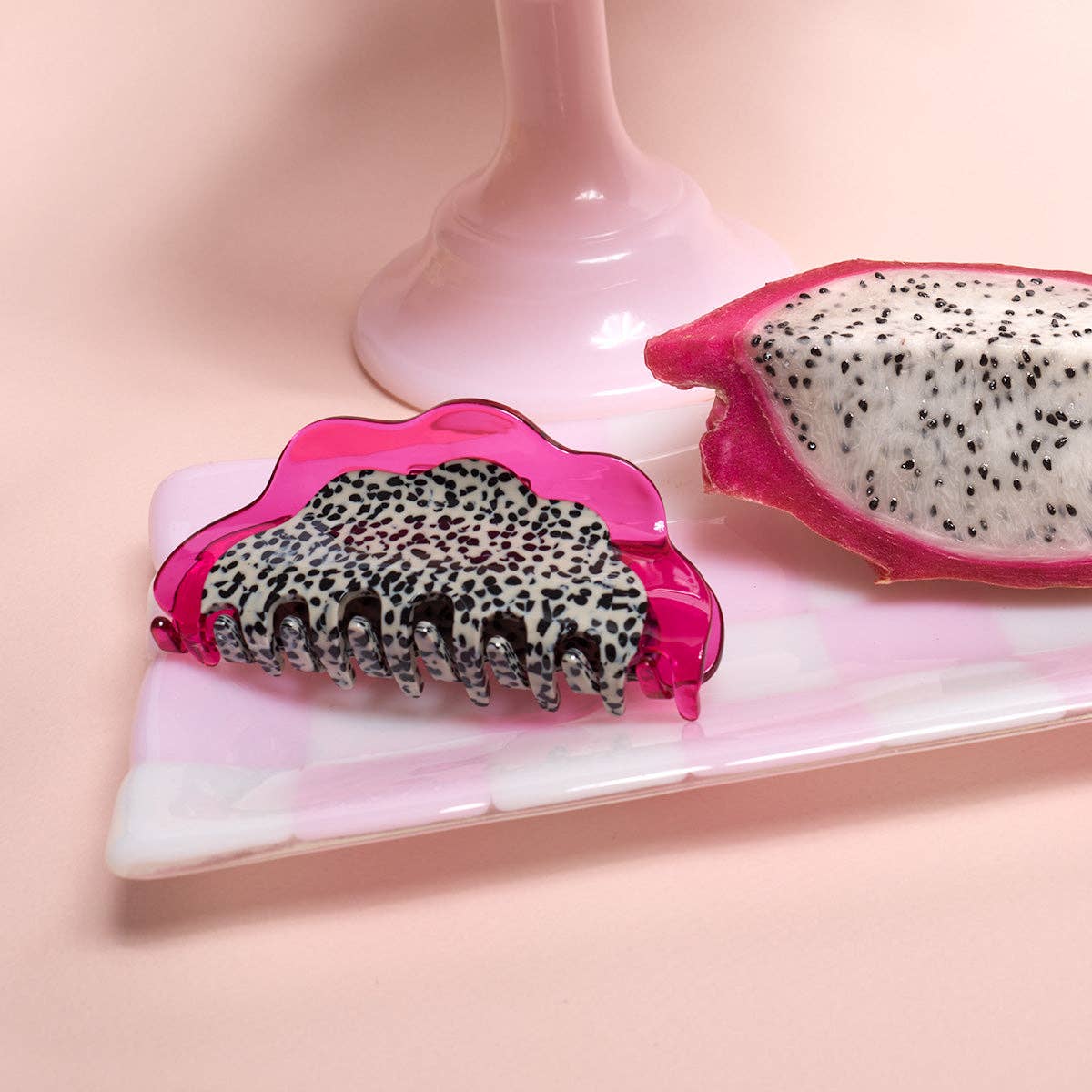 Dragon Fruit Claw - Acetate Fruit Hair Clip Accessory