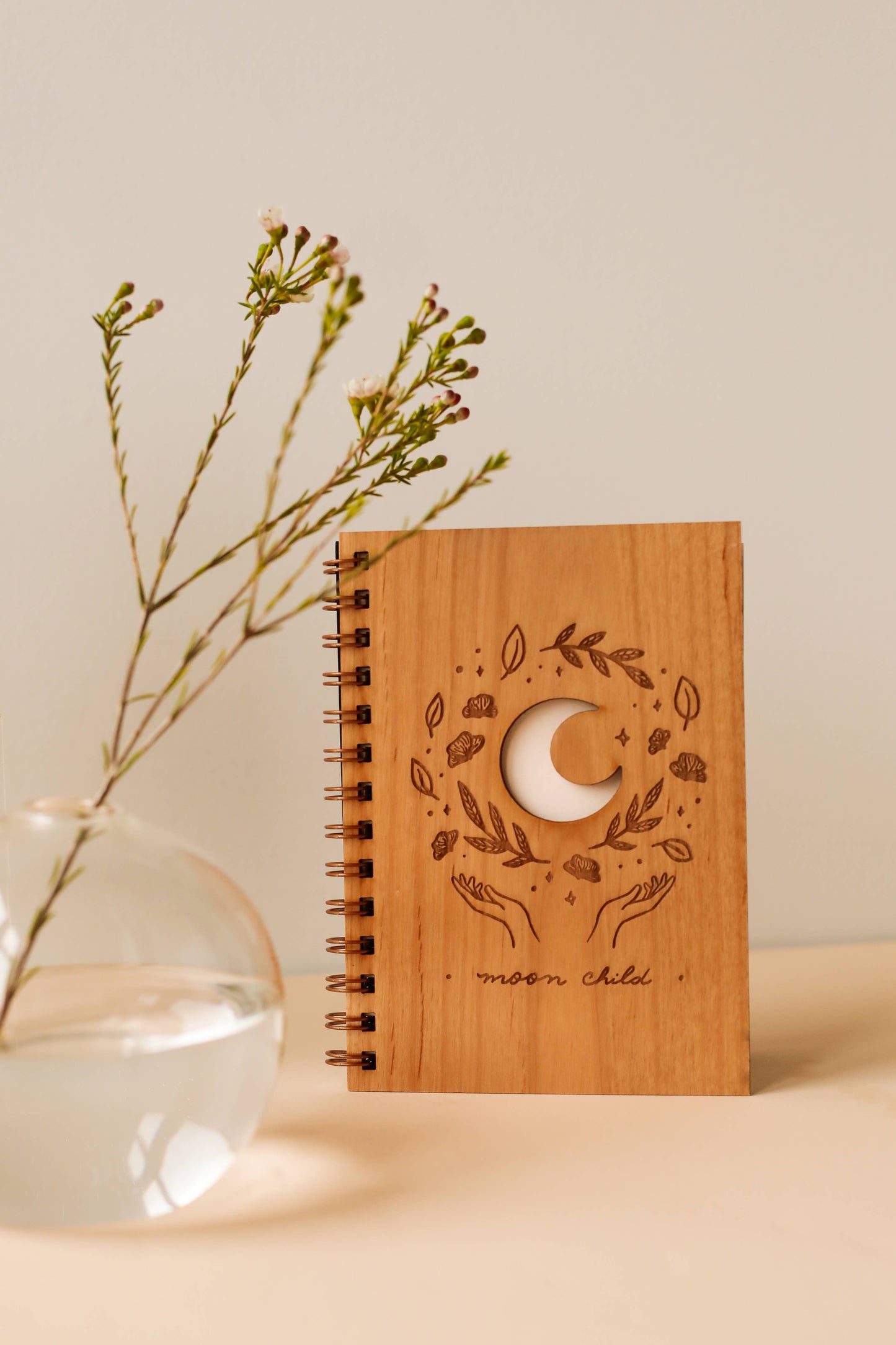 Moon Child Wood Journal