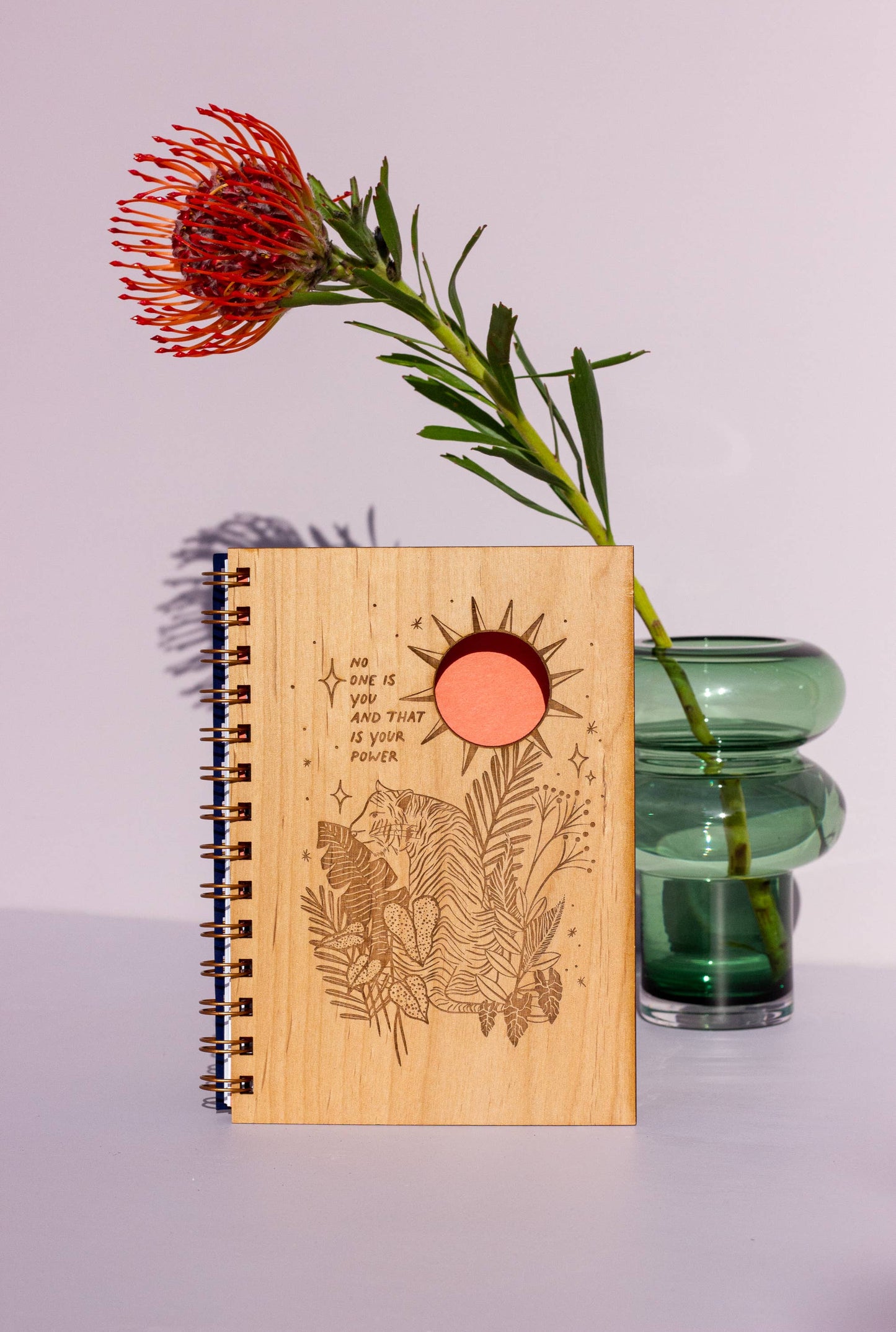 No One is You Wood Journal
