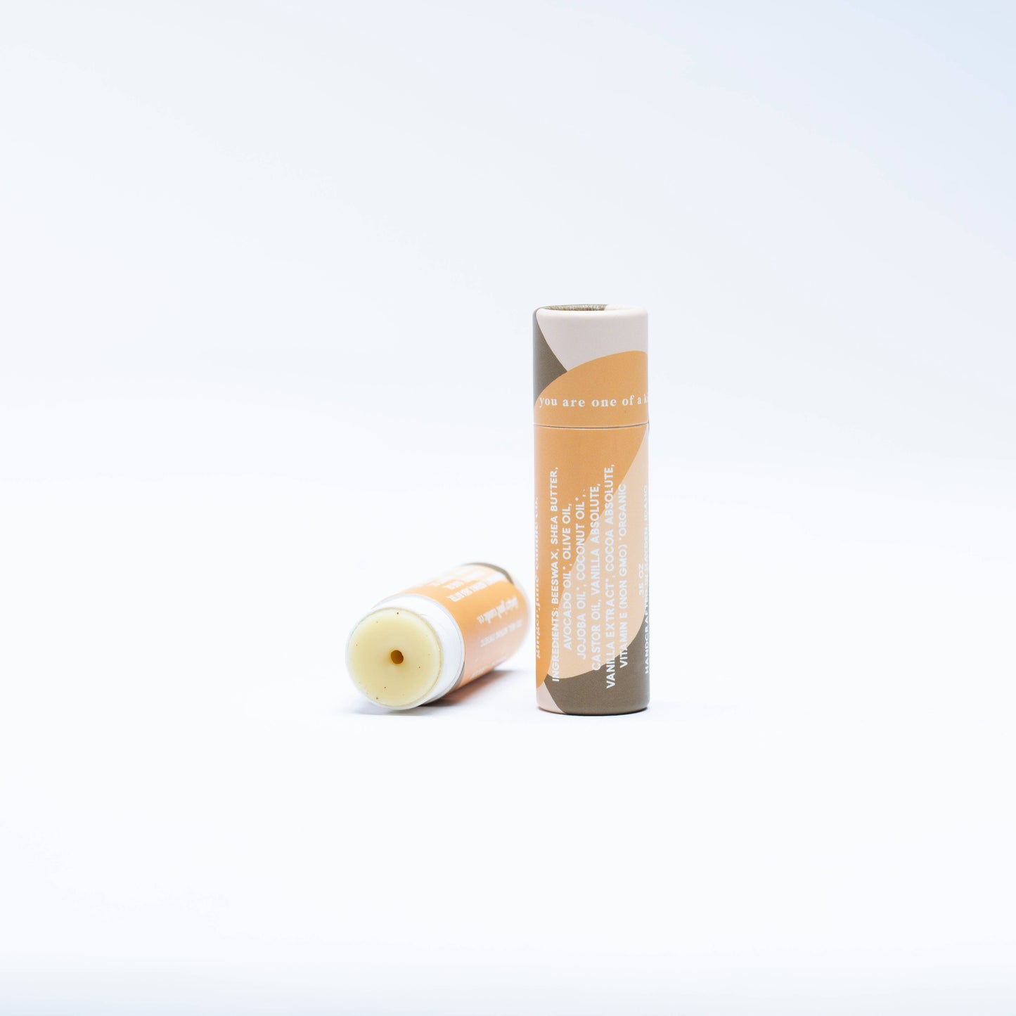 Lip butter • vanilla & cocoa • moisture rich & glossy enhanced with olive squalane
