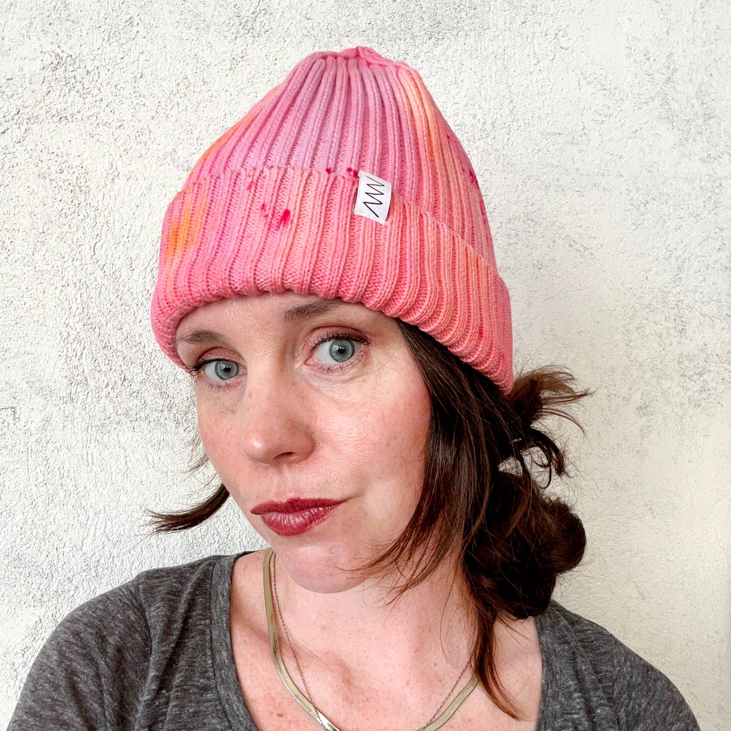 Shortcake Hand-dyed Beanie Hat