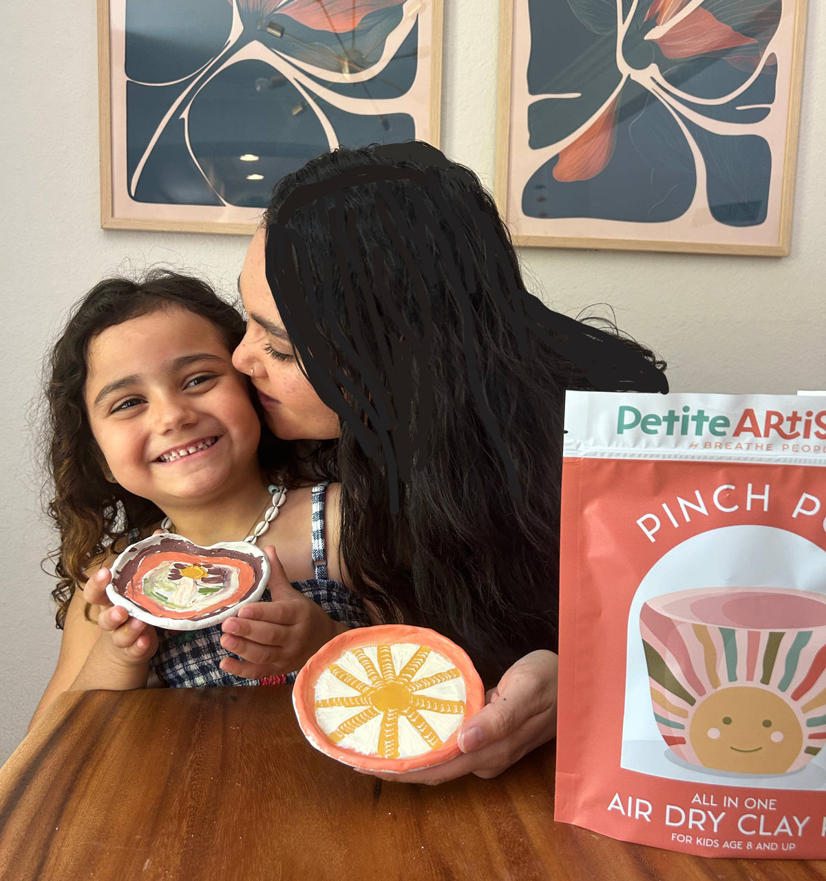 Llama Trinket Dish Kids Air Dry Clay Kit All in One Activity