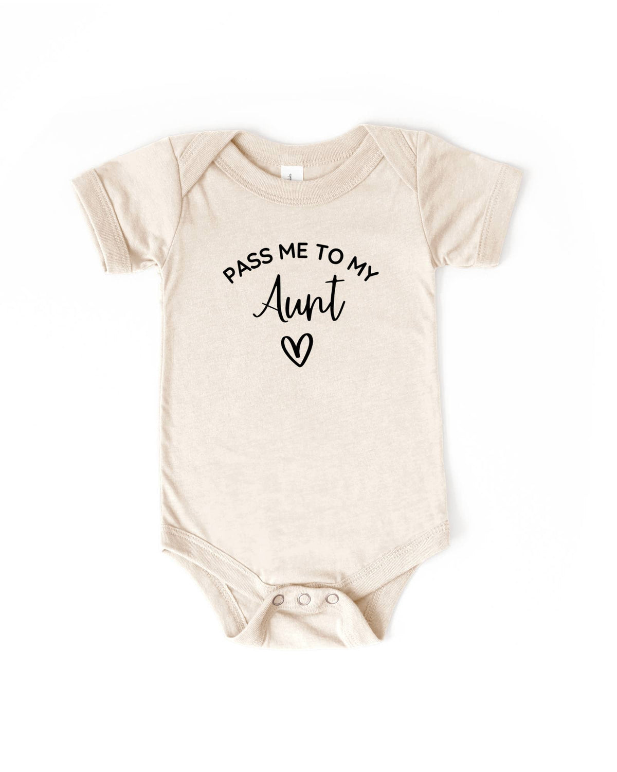 Pass Me to My Aunt Baby Bodysuit | New Aunt Baby Gifts