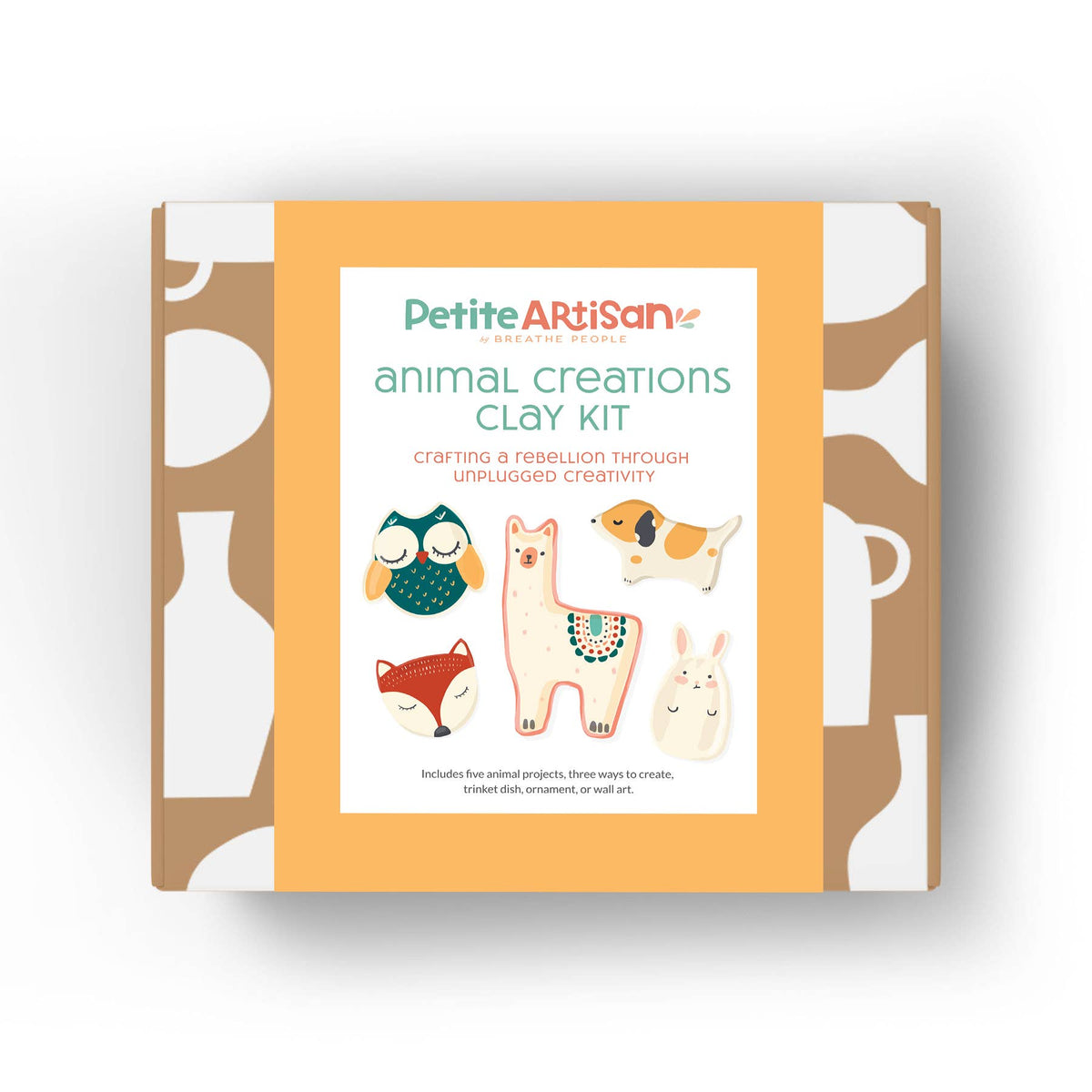 5 in 1 Kids Deluxe Animal Clay Kit All in One Beginner Kit