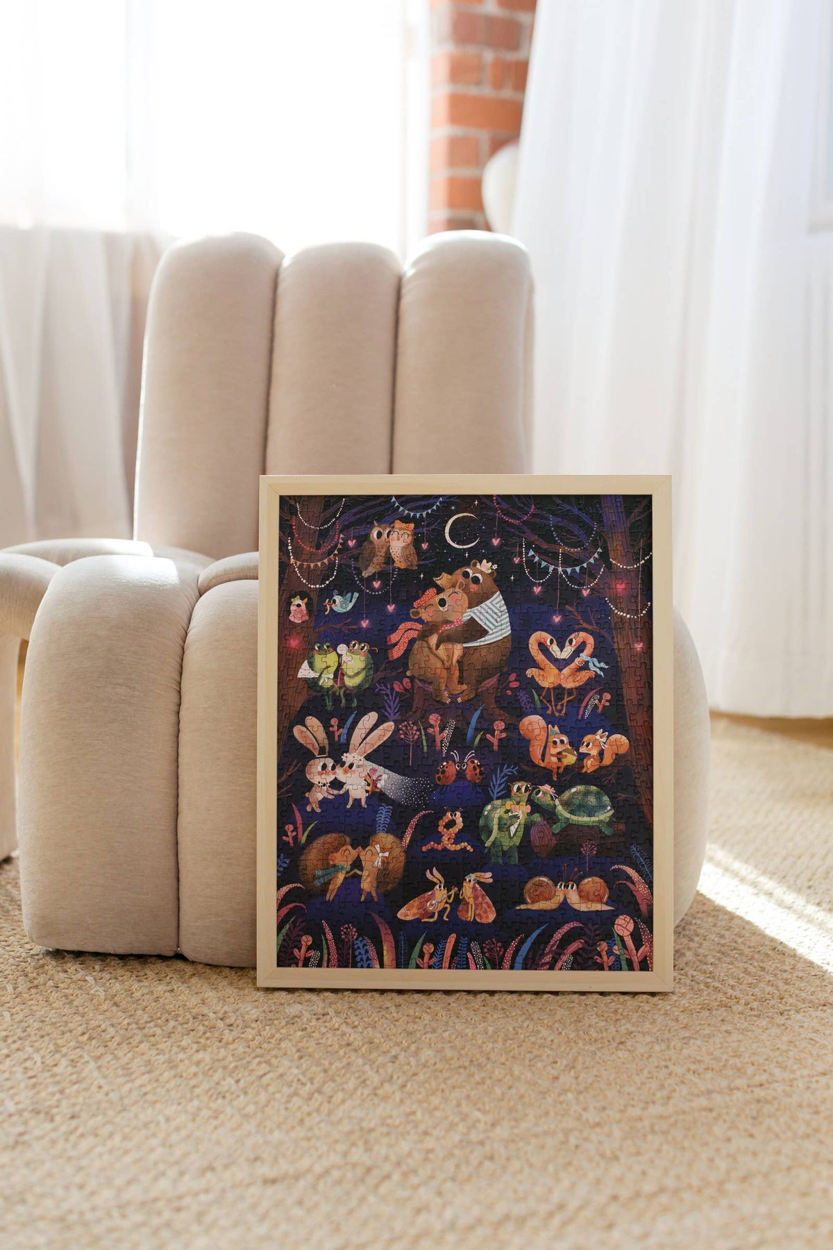 Courting Critters 500 Piece Puzzle