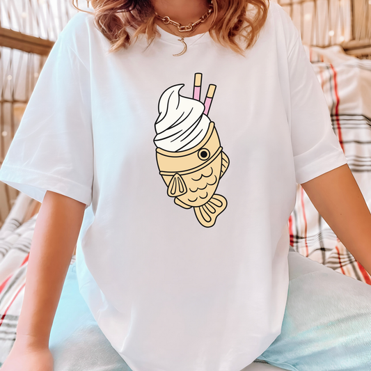 TAIYAKI ICE CREAM unisex graphic t-shirt
