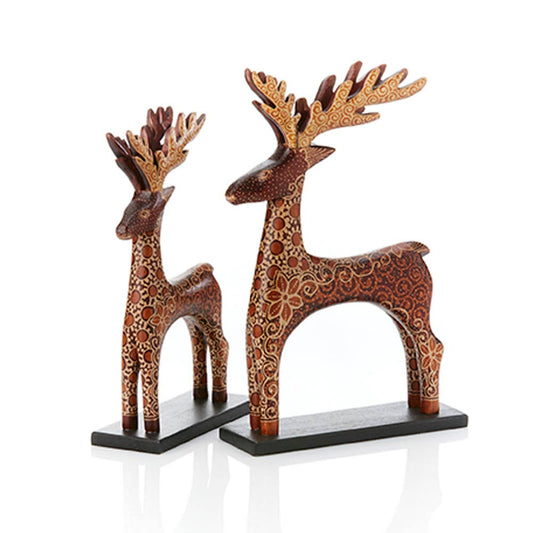 Batik Reindeer Set of 2