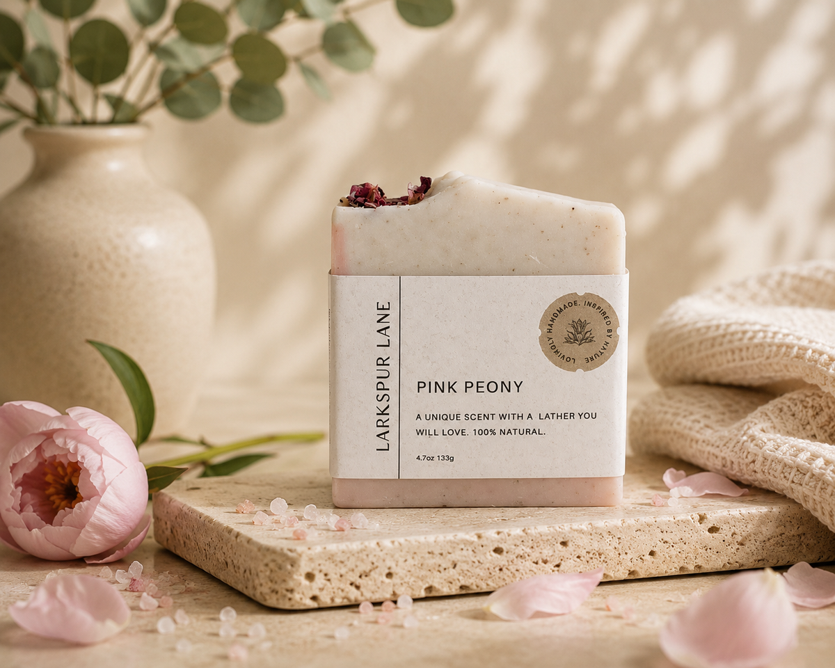 Pink Peony Soap