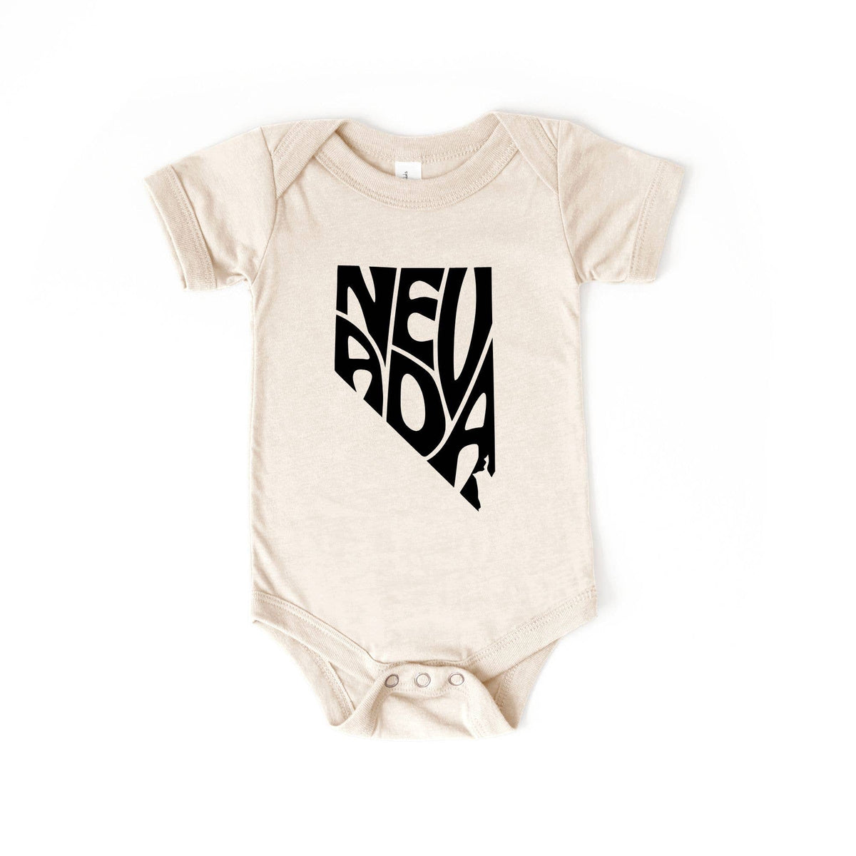 Nevada State Outline Baby Bodysuit | Kids Clothes | NV Gifts