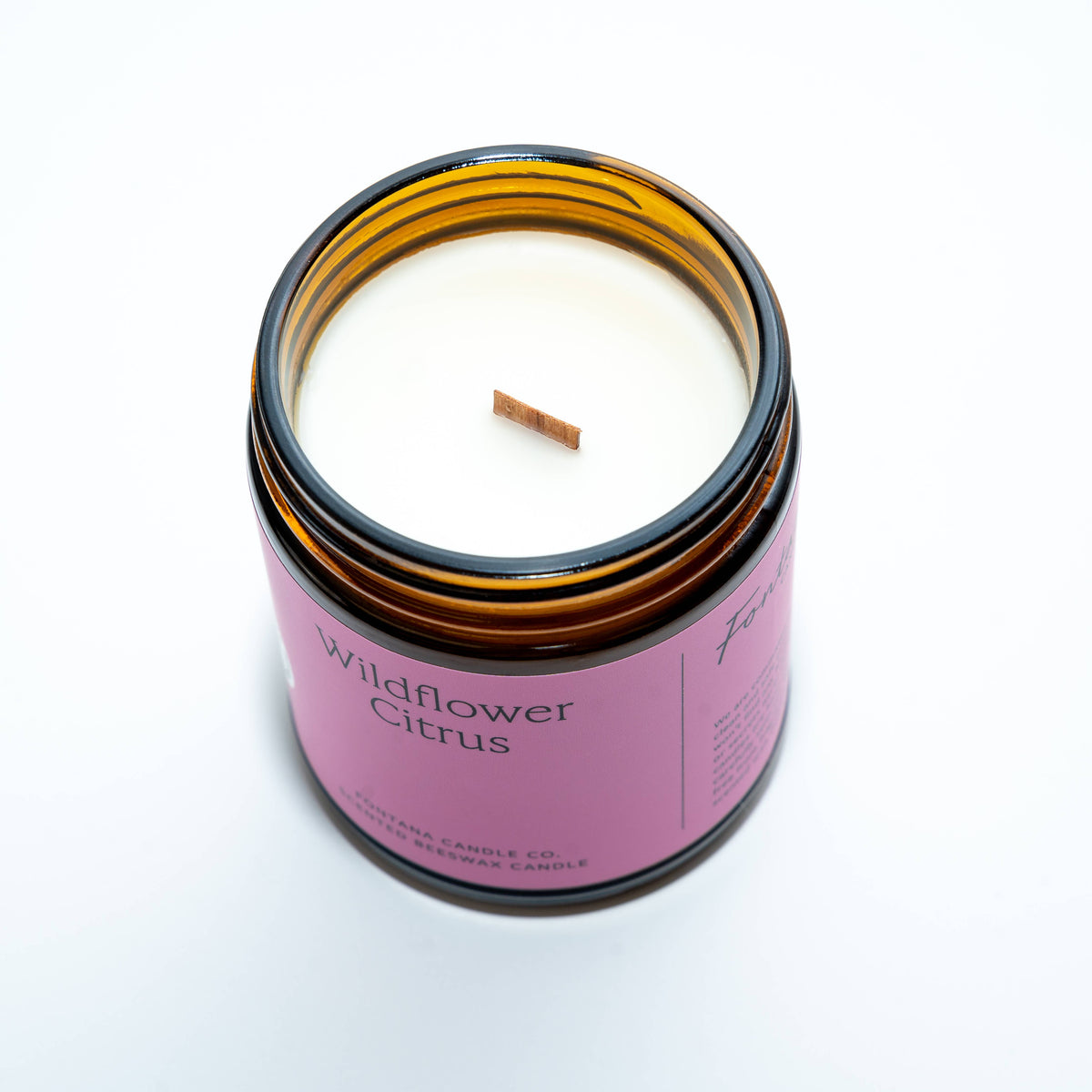 Wildflower Citrus Beeswax &Essential Oil Jar Candle