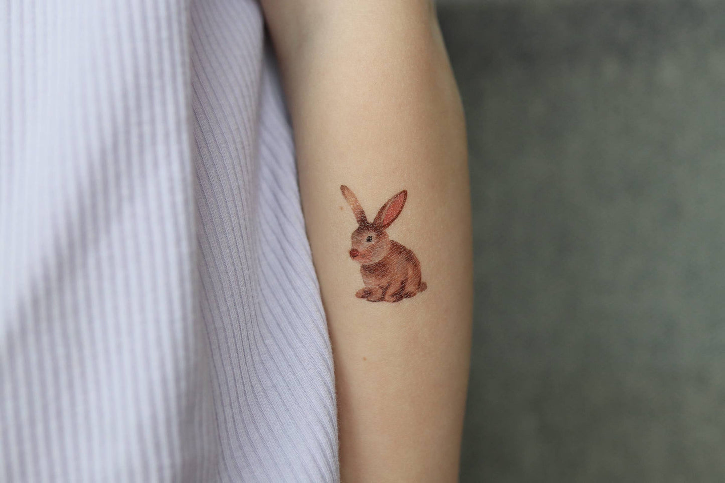 Spring Bunny Temporary Tattoos