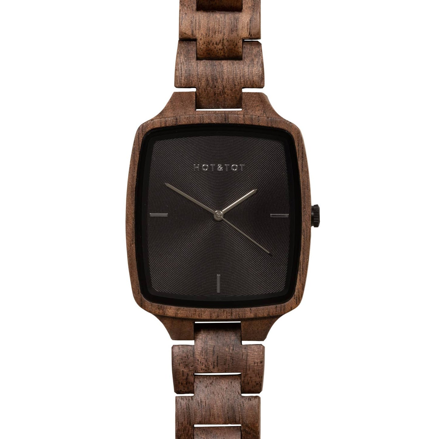 WODAN | Wood watch for men | Sustainable | Square | Silver