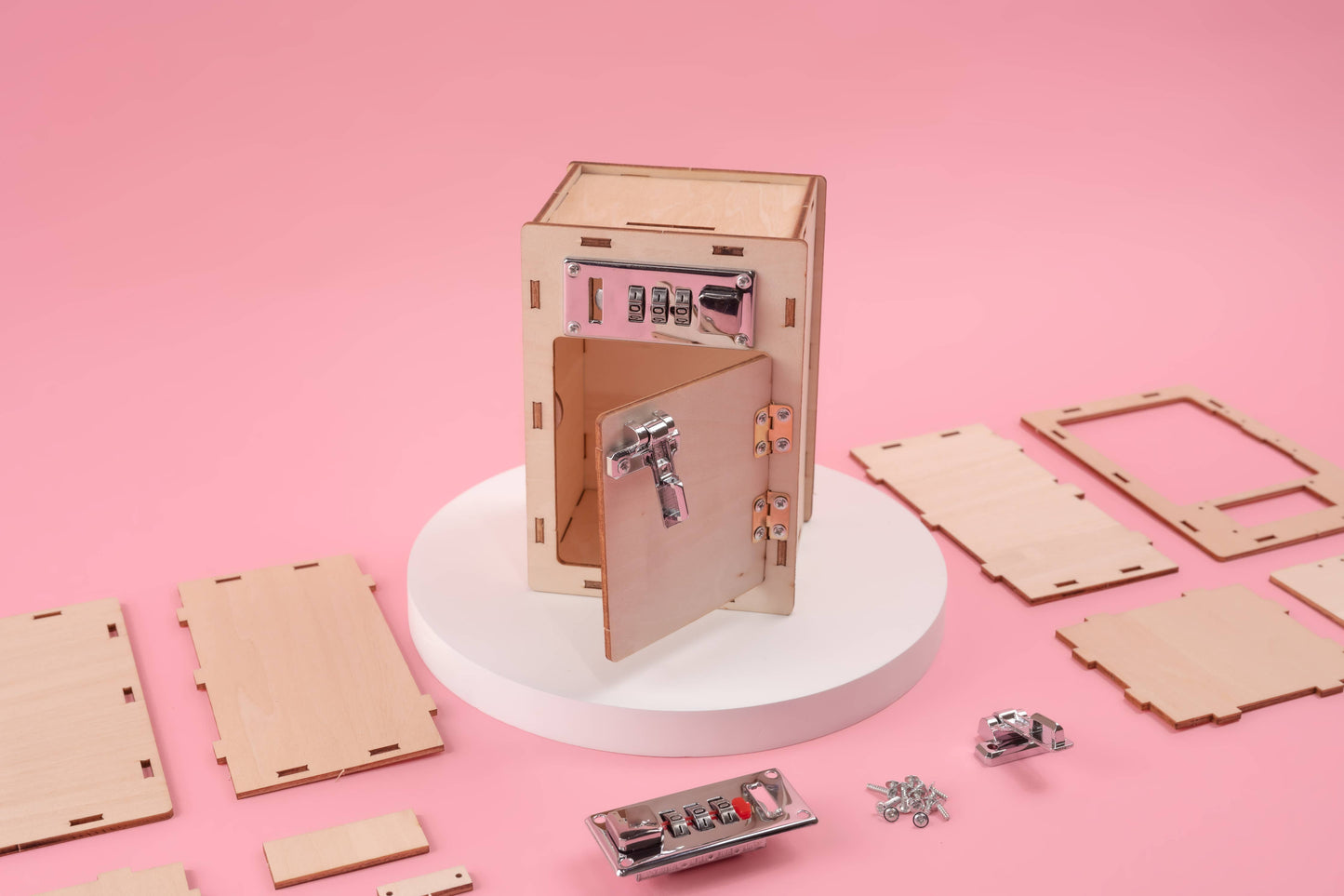 Combination Lock Box DIY Kit, Educational STEM Toy Craft Kit