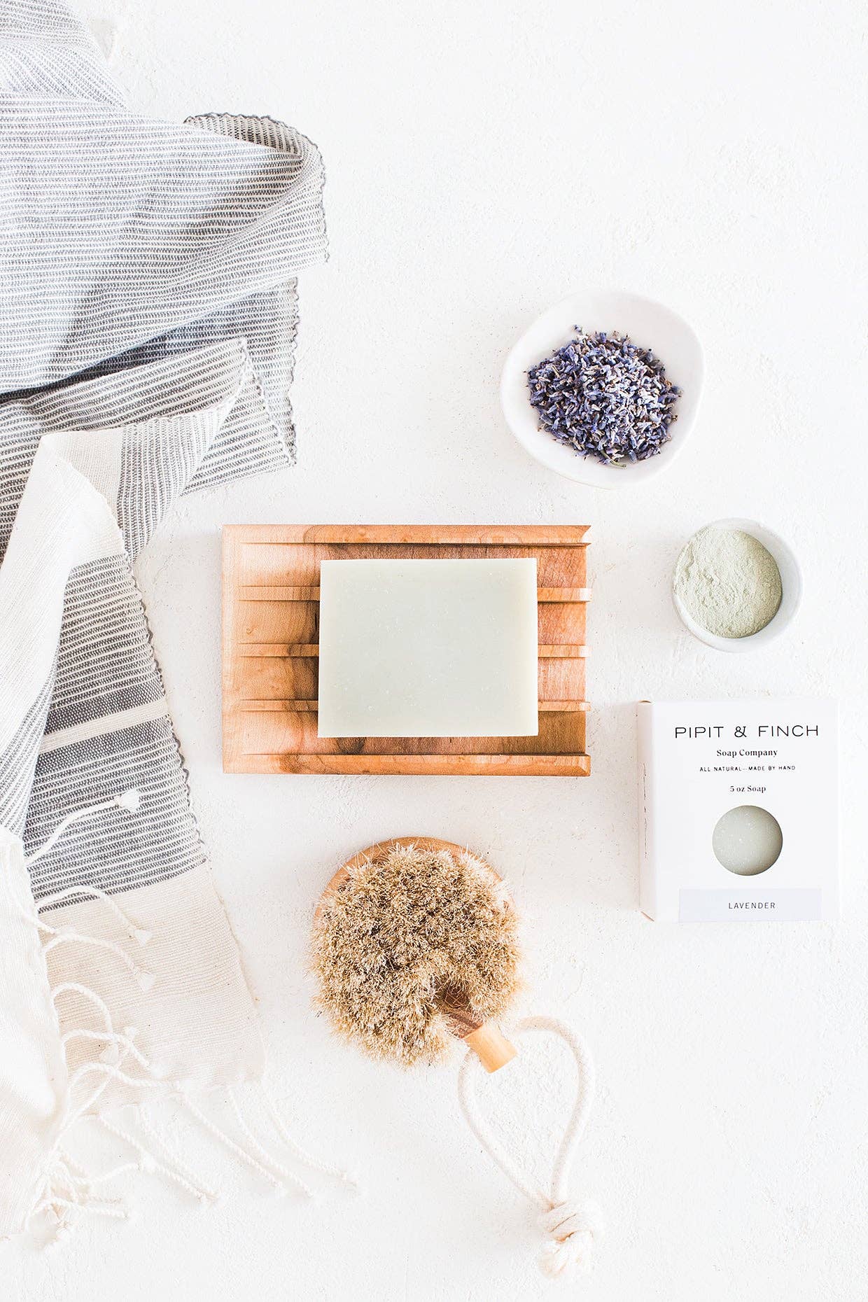 Lavender Olive Oil Soap with French Green Clay