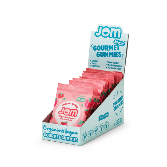 Snack Packs -Swedish Organic & Vegan Wild Strawberry Gummies