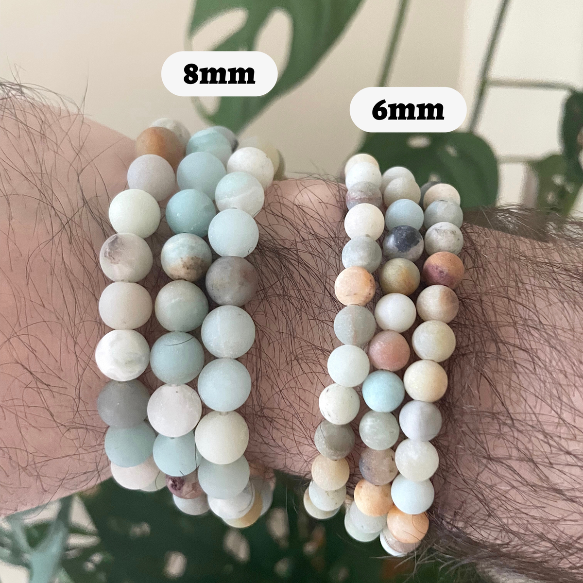Amazonite Bracelet (Matte) 4mm/6mm/8mm - Crystals & Stones