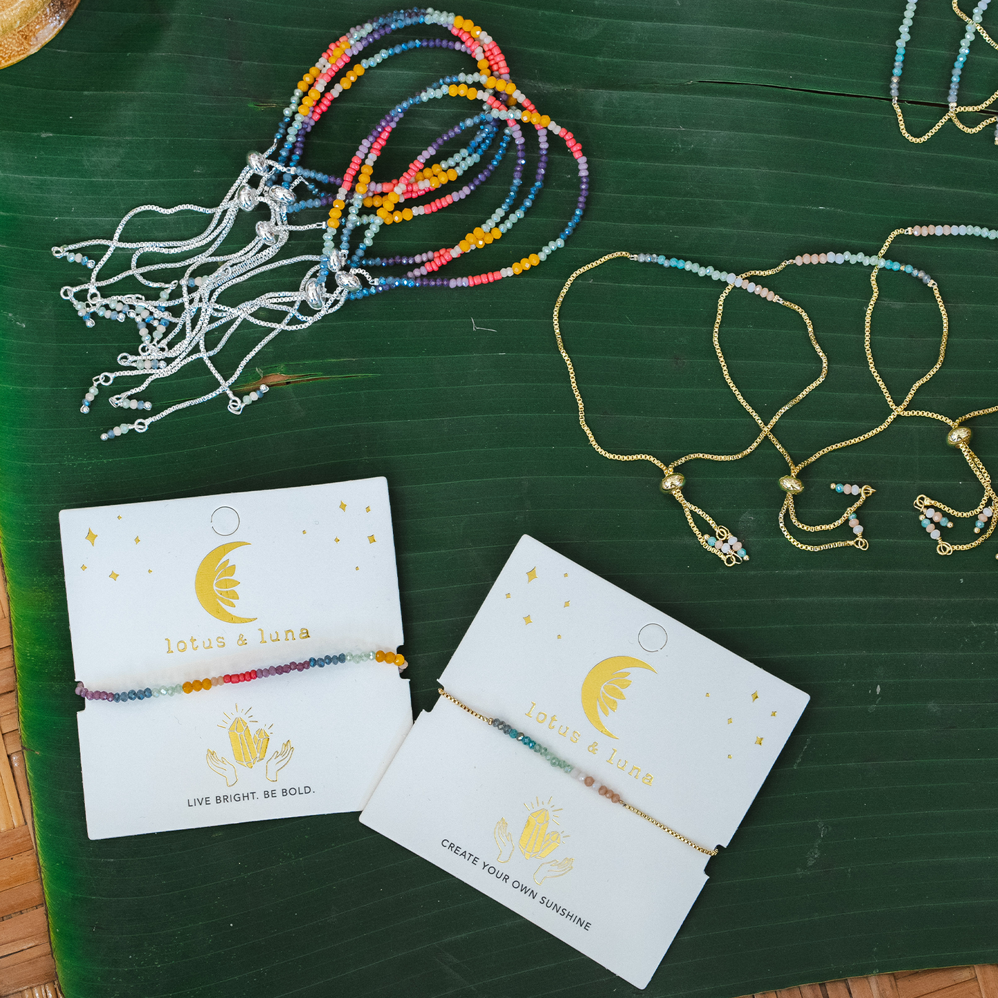 "Live Bright, Be Bold" Goddess Bracelet