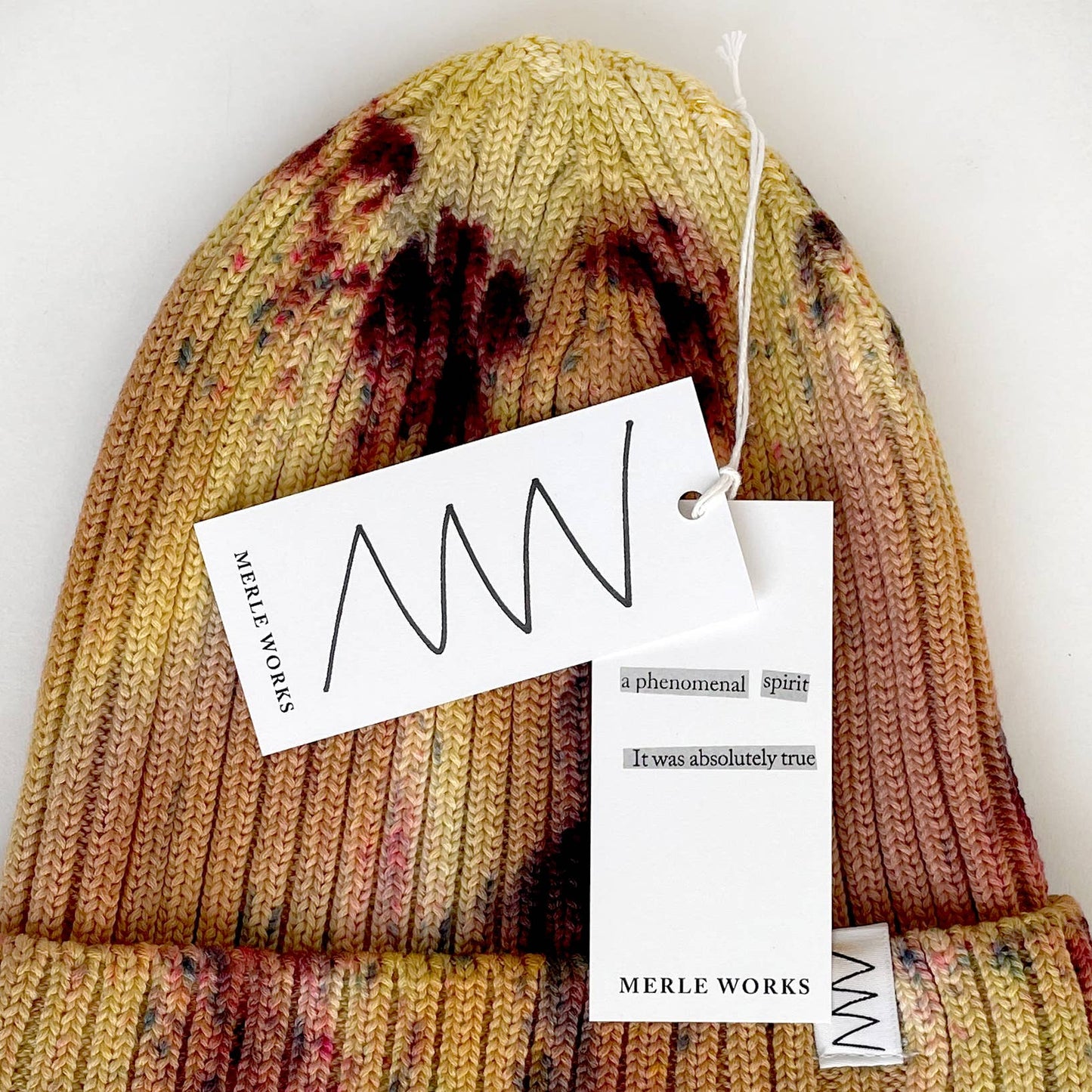 Sunflower Hand-dyed Beanie Hat