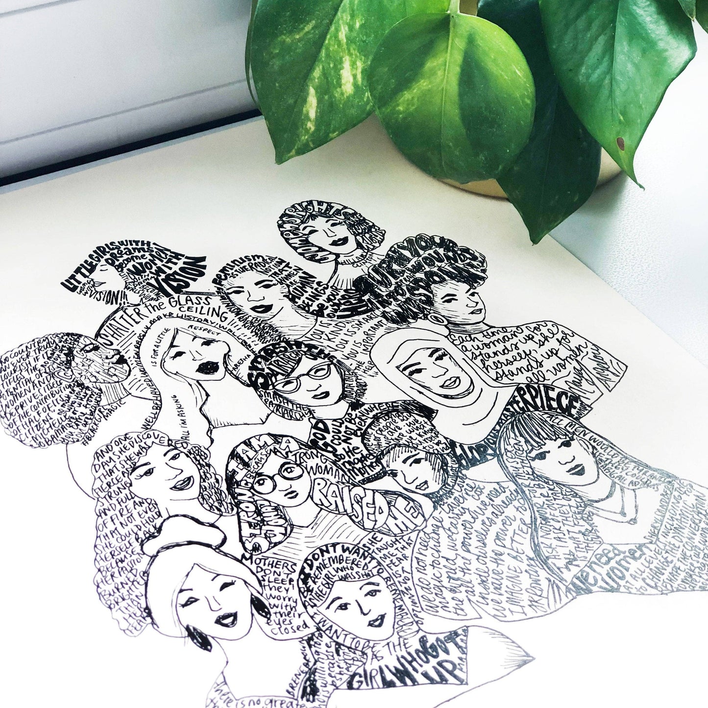 Women Empowerment Print, Feminist Home Decor and Artwork