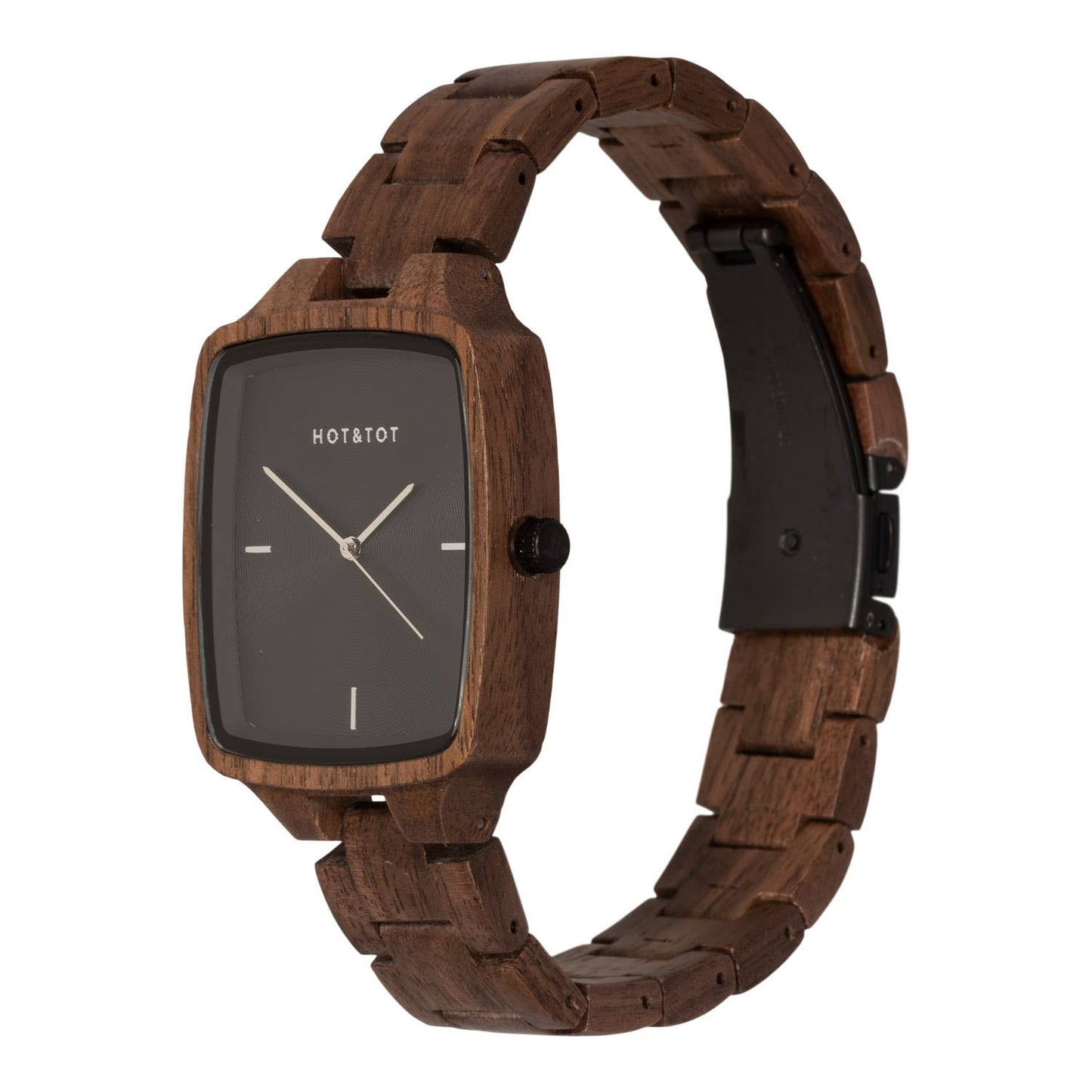 WODAN | Wood watch for men | Sustainable | Square | Silver