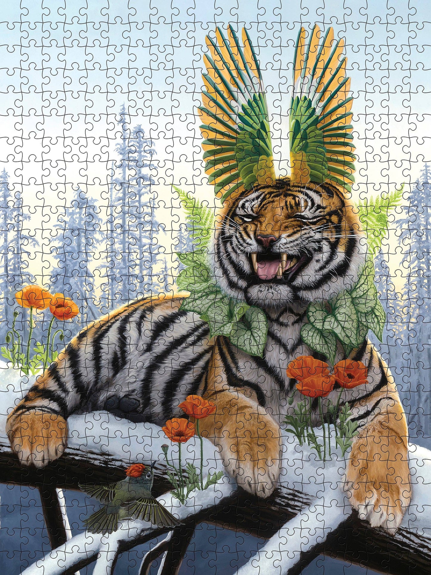 Jon Ching: Flourished Merriment 500-Piece Jigsaw Puzzle