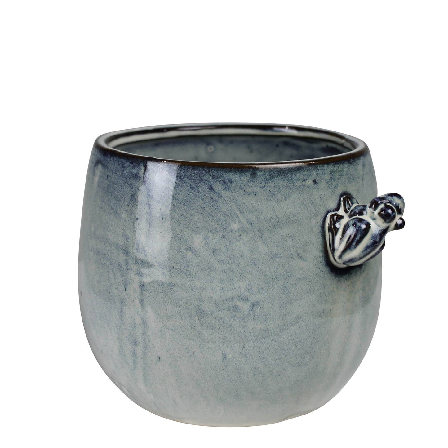 Frog Cachepot, Ceramic - 4”