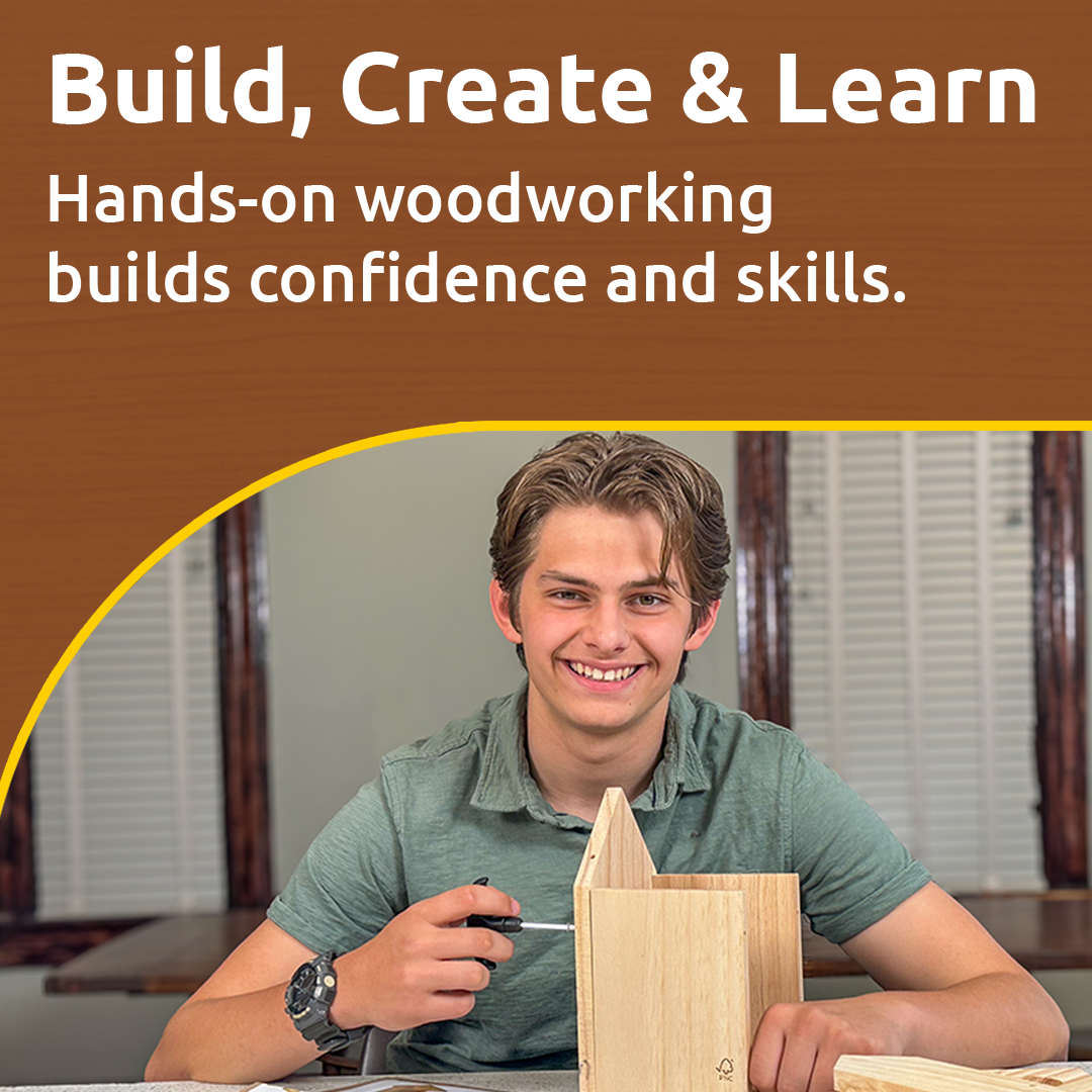 Cottage Birdhouse Woodworking Kit