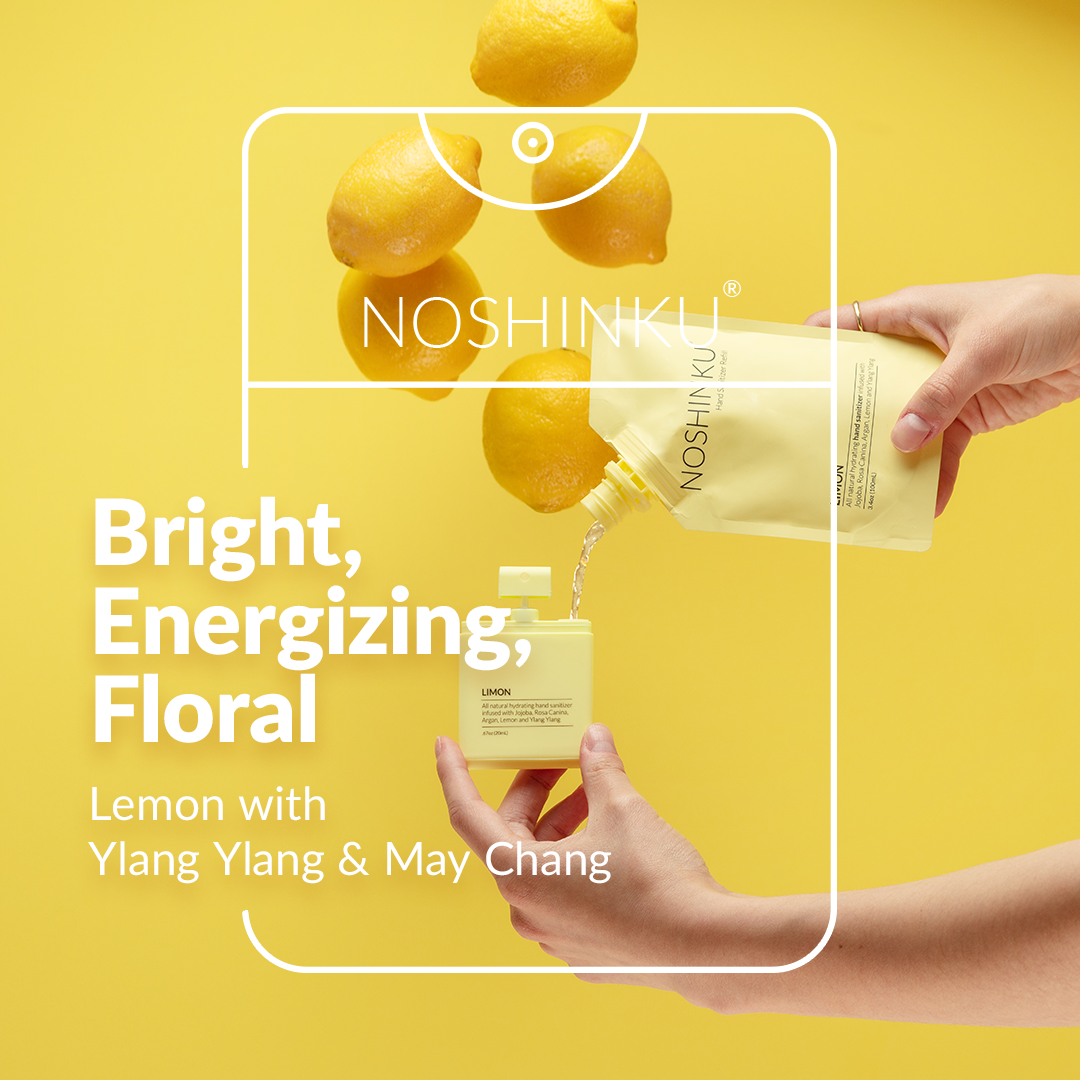 Refillable Lemon Ylang-Ylang Moisturizing Pocket Sanitizer
