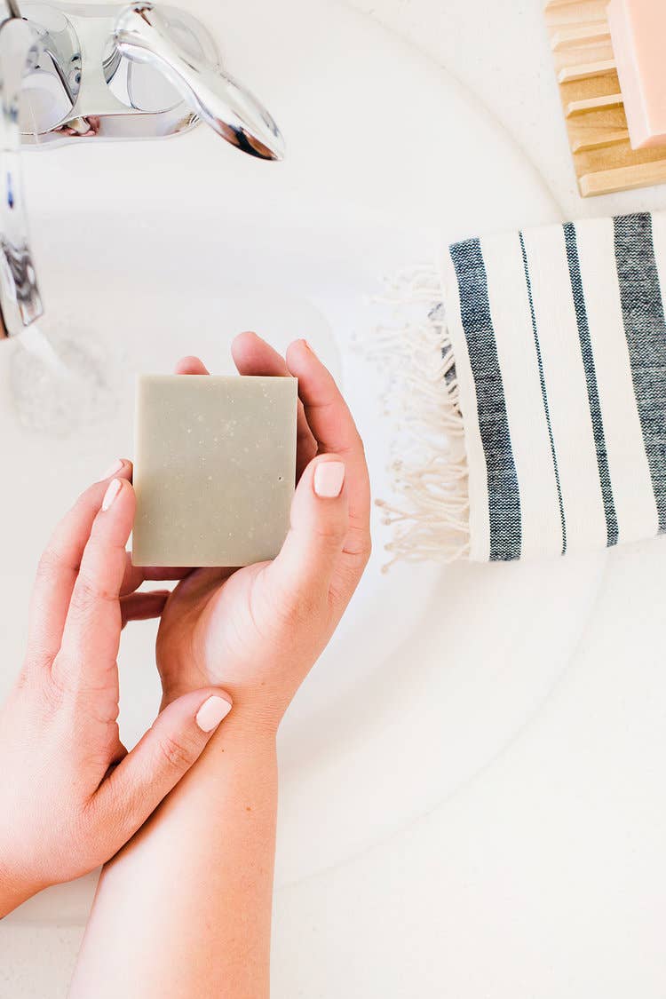 Popo Agie Olive Oil Soap with Natural Indigo Powder
