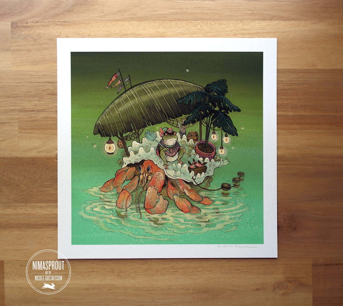 Frog Merchant - Fine Art Print