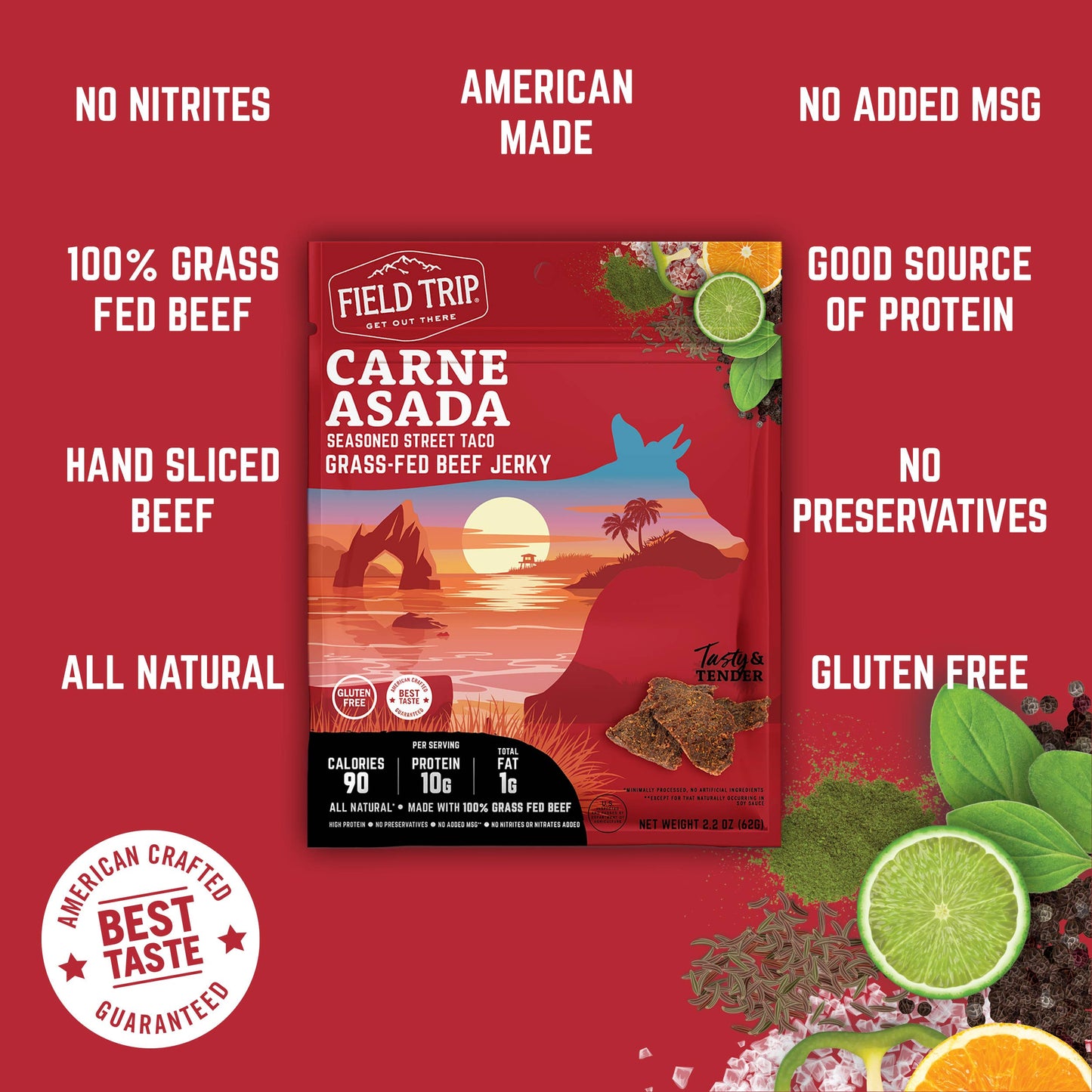 Carne Asada Beef Jerky (2.2oz)