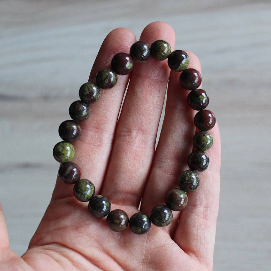 Dragon's Blood Jasper Bracelet 4mm/6mm/8mm-Crystals & Stones