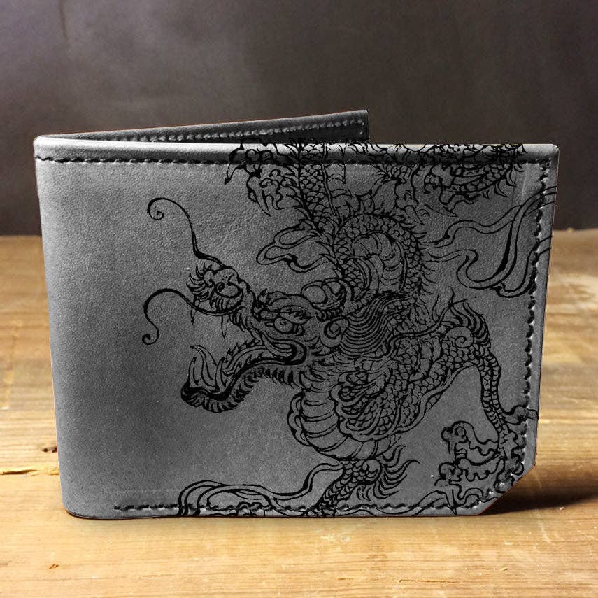 Dragon - Printmaker Leather Wallet