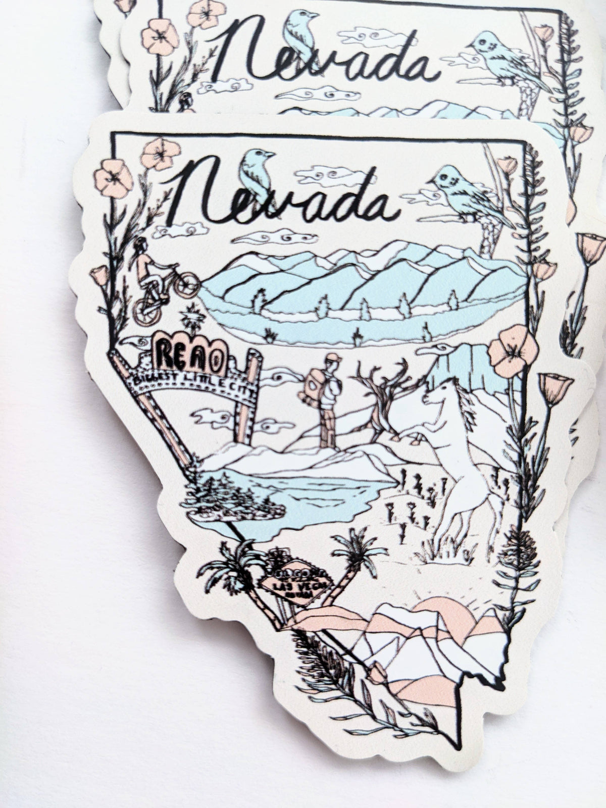 Nevada Magnet, Nevada Souviner, Nevada art
