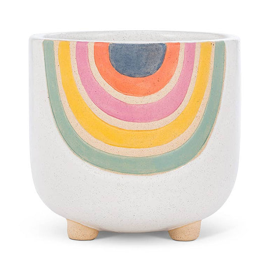 Lg Rainbow Planter w/Legs-5"H-2913